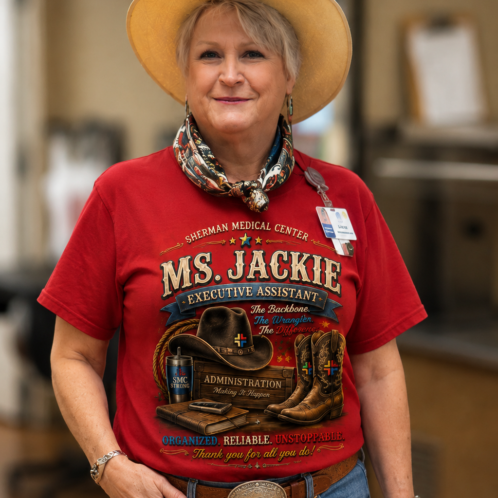 SMC Administration "Ms. Jackie" T-Shirt
