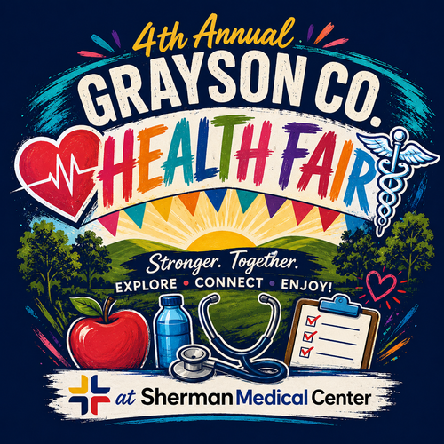 4th Annual Grayson Co Health Fair T-Shirt