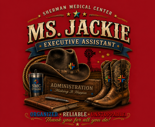 SMC Administration "Ms. Jackie" T-Shirt